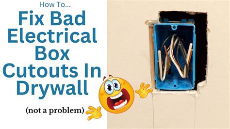 electrical box drywall patch|electrical box drywall repair.